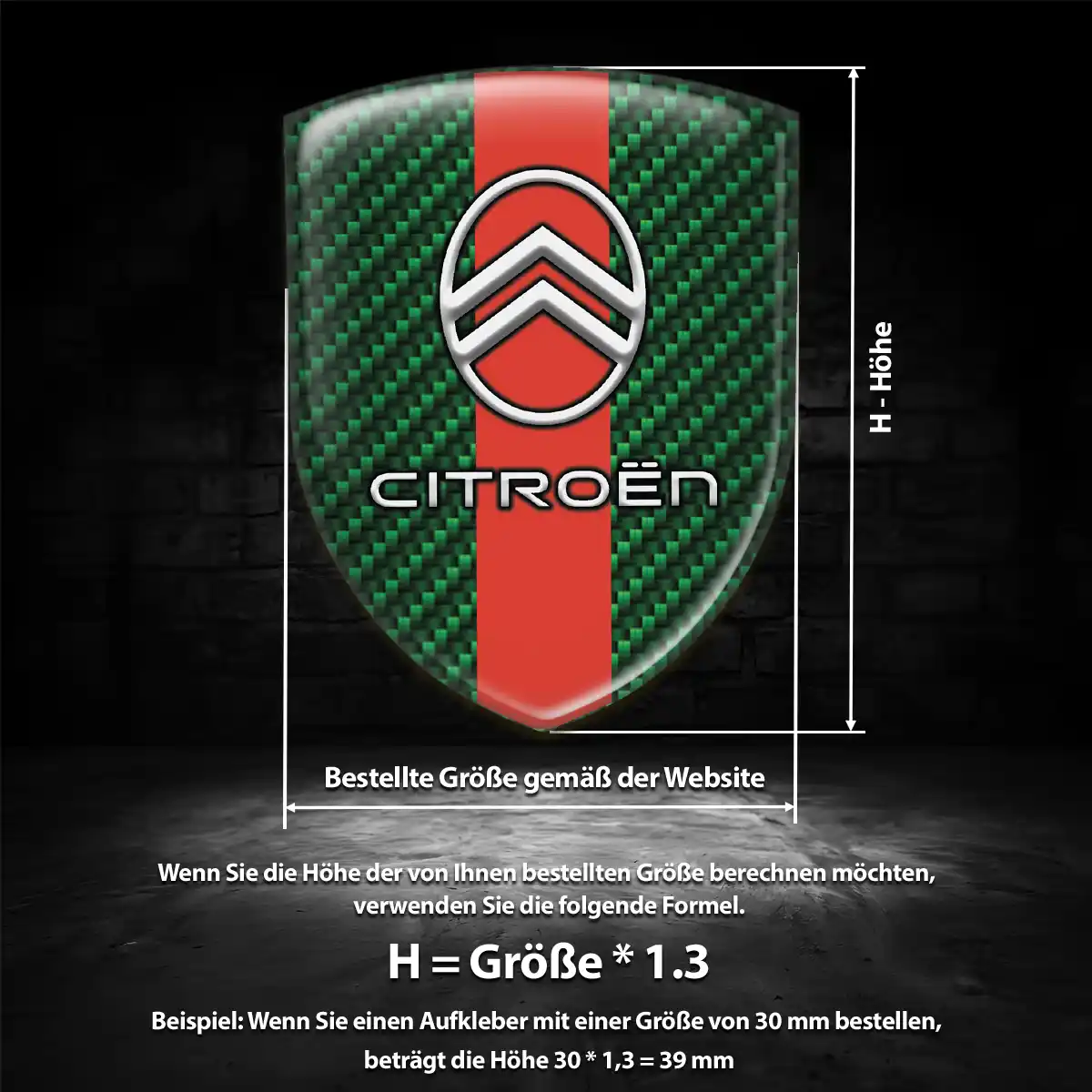 Citroen Aufkleber Wappen Auto Anspruchsvolles Design
