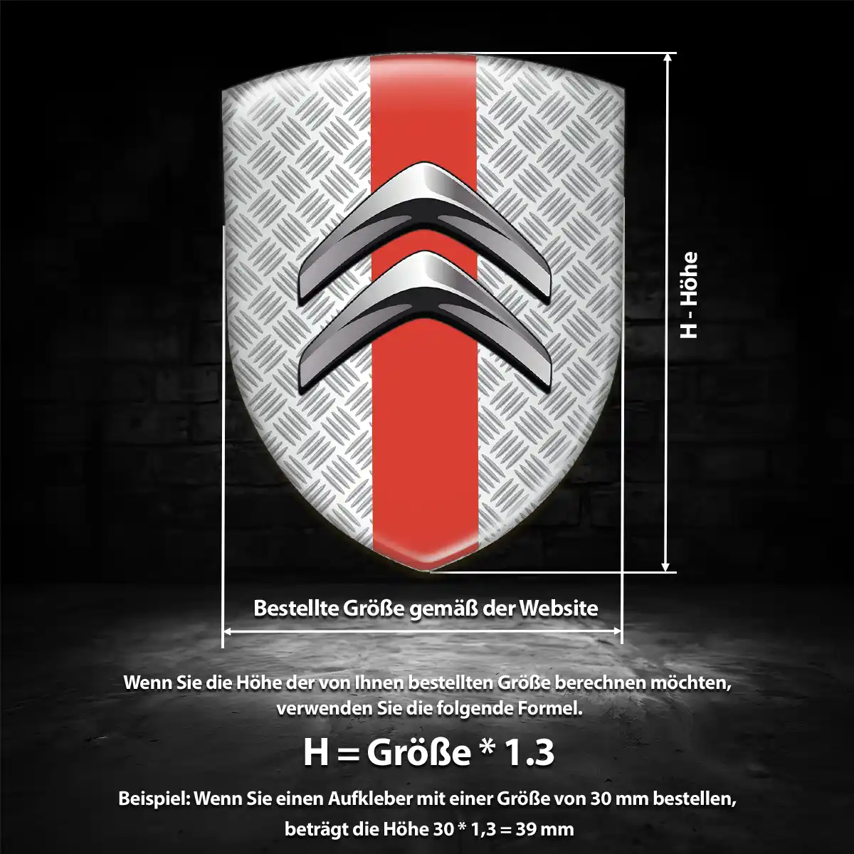 Citroen Aufkleber Wappen Auto Modernes Design