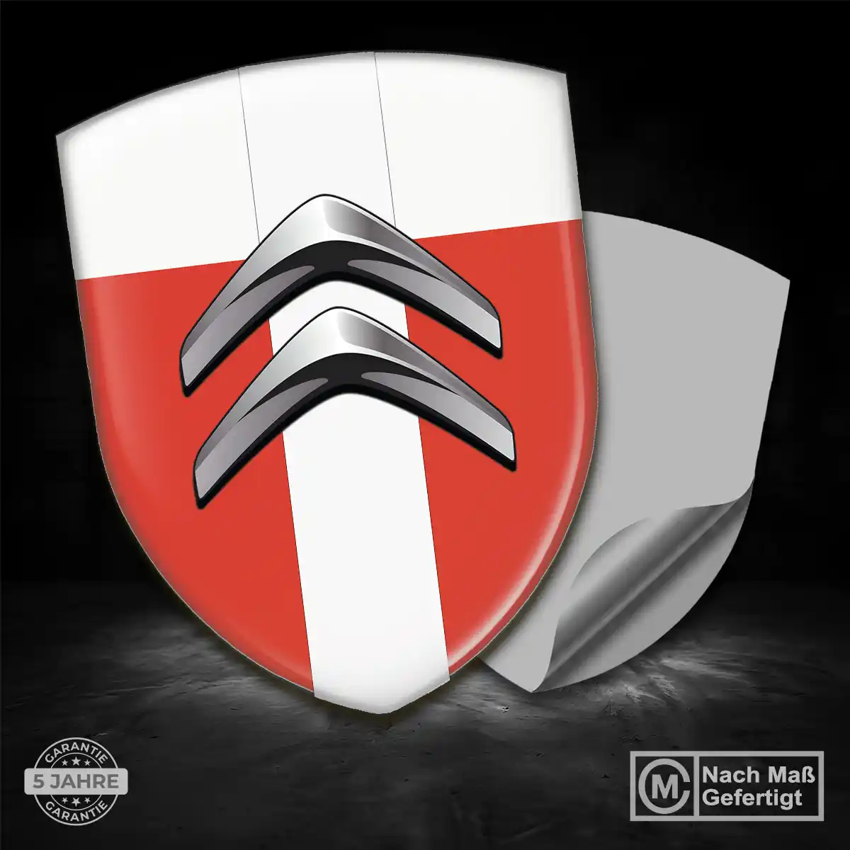 Citroen Aufkleber Wappen Edles Design