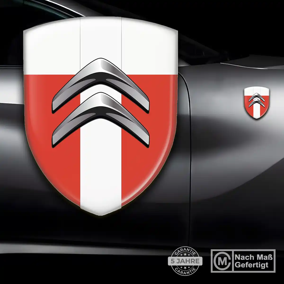 Citroen Aufkleber Wappen Edles Design
