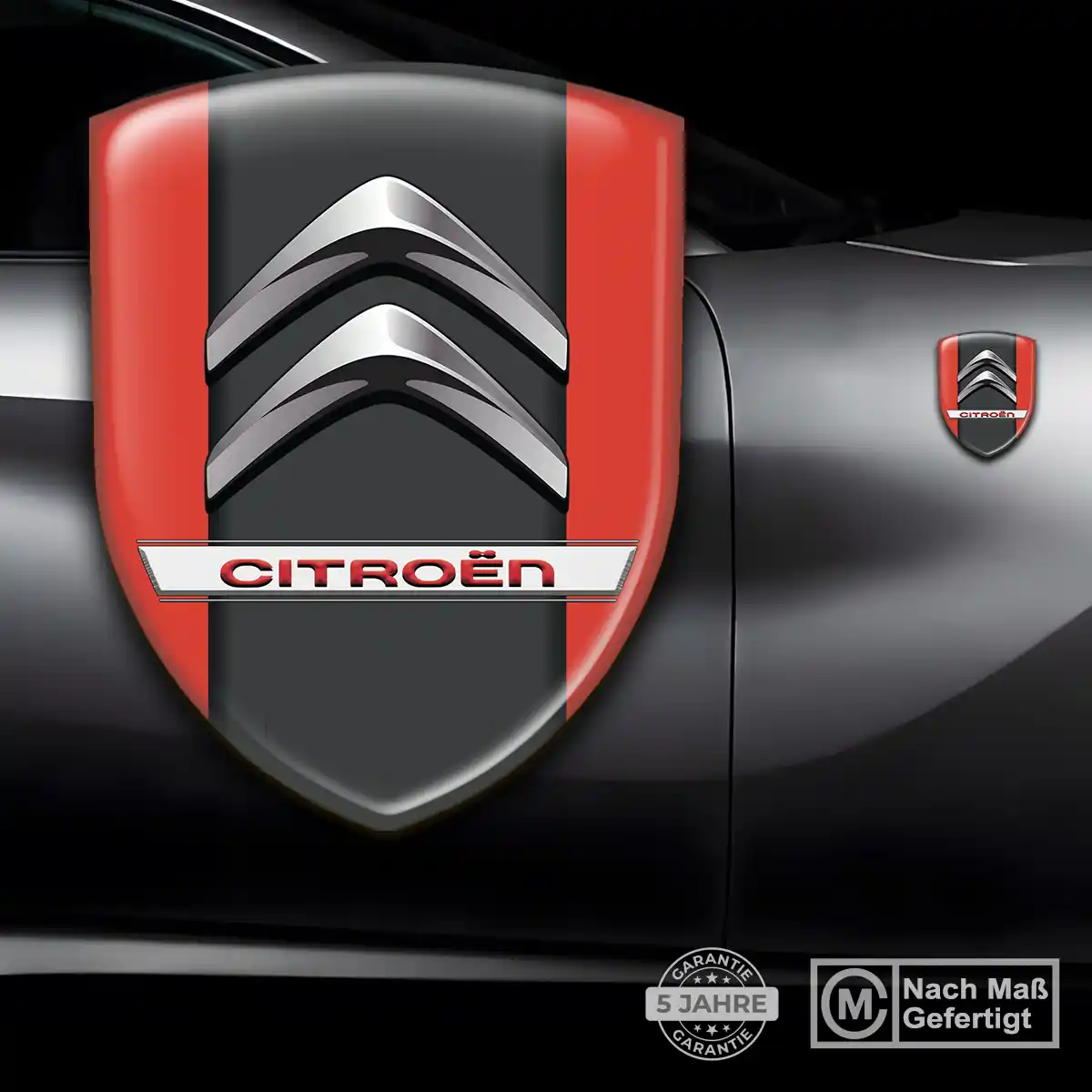 Citroen Aufkleber Wappen Elegantes Design