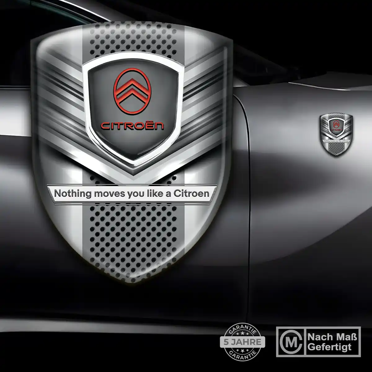 Citroen Aufkleber Wappen Emblem Anspruchsvolles Design