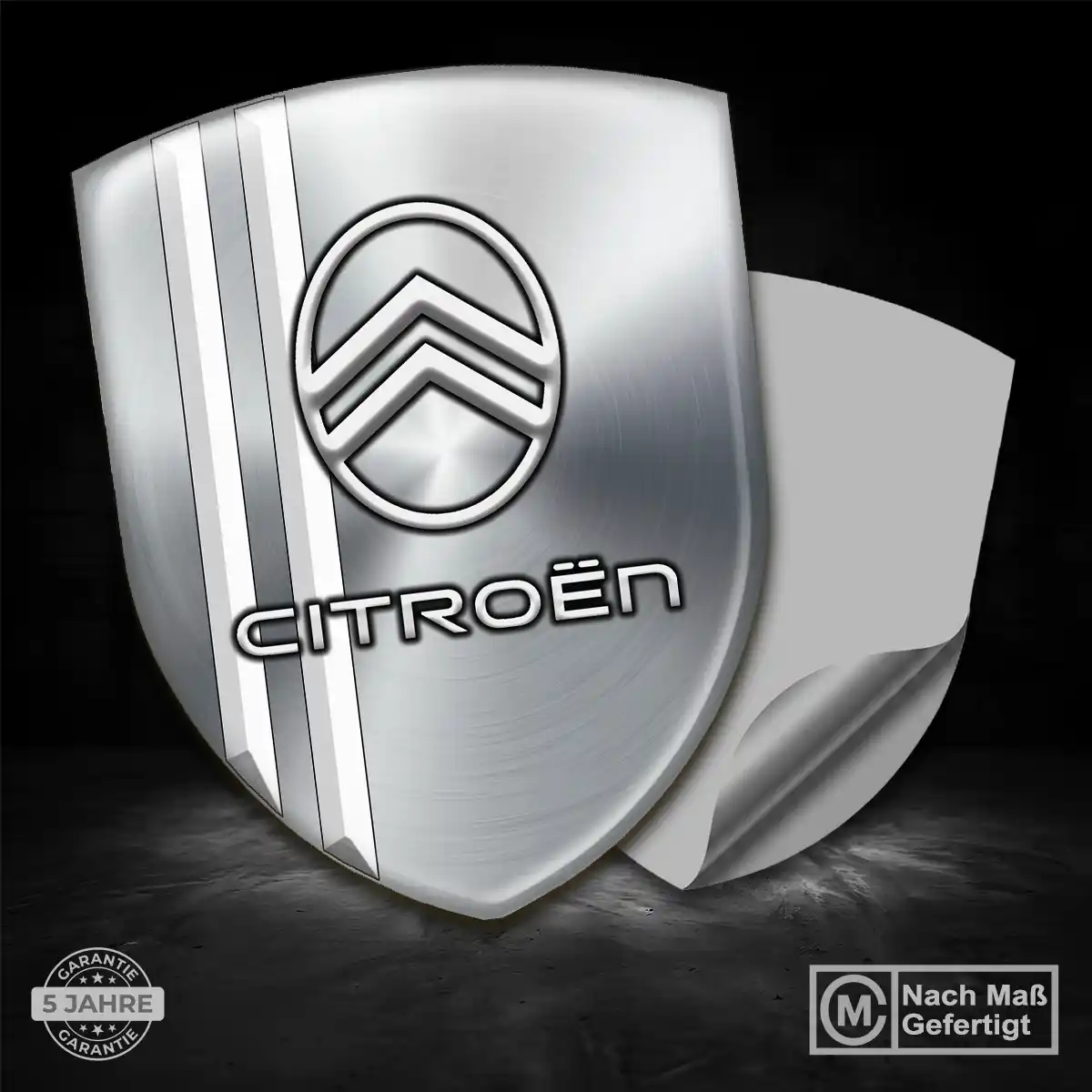Citroen Aufkleber Wappen Emblem Ausdrucksstarkes Design