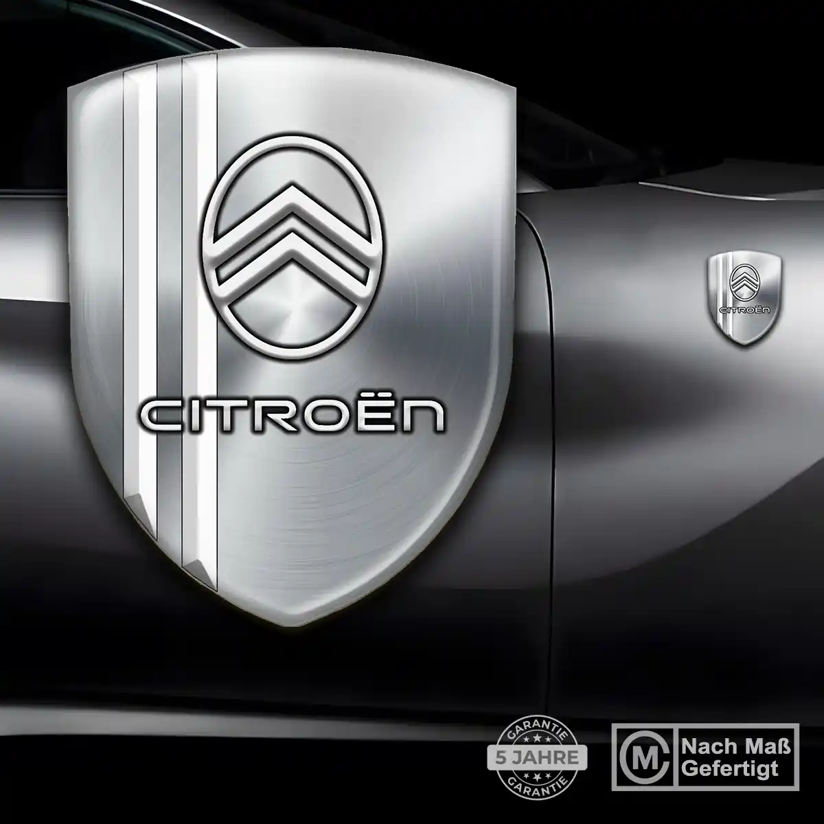 Citroen Aufkleber Wappen Emblem Ausdrucksstarkes Design