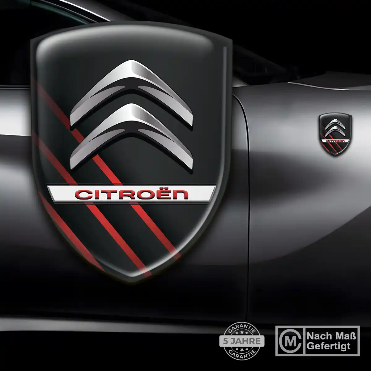Citroen Aufkleber Wappen Emblem Auto Hochwertiges Harz
