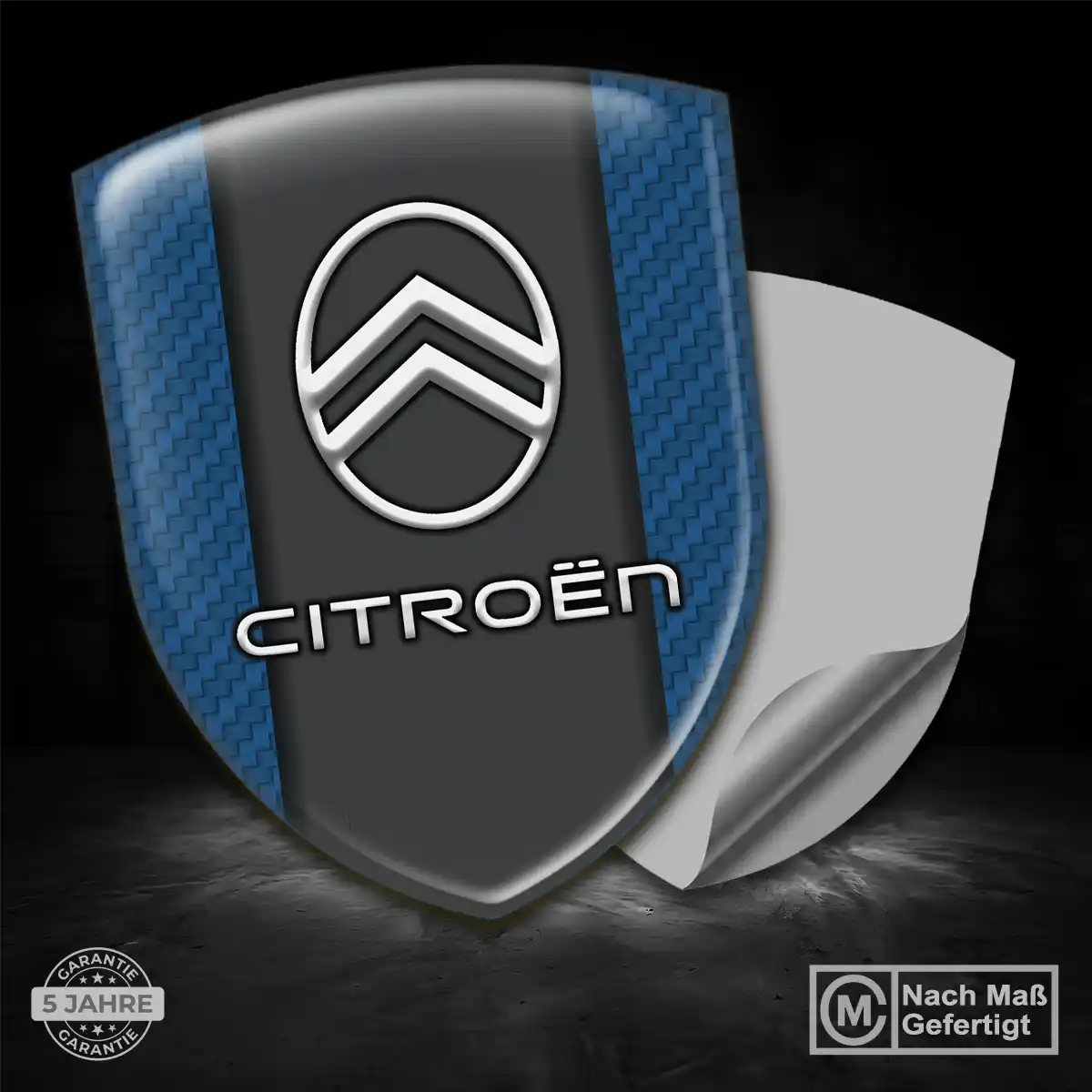 Citroen Aufkleber Wappen Emblem Auto Premium-Edition