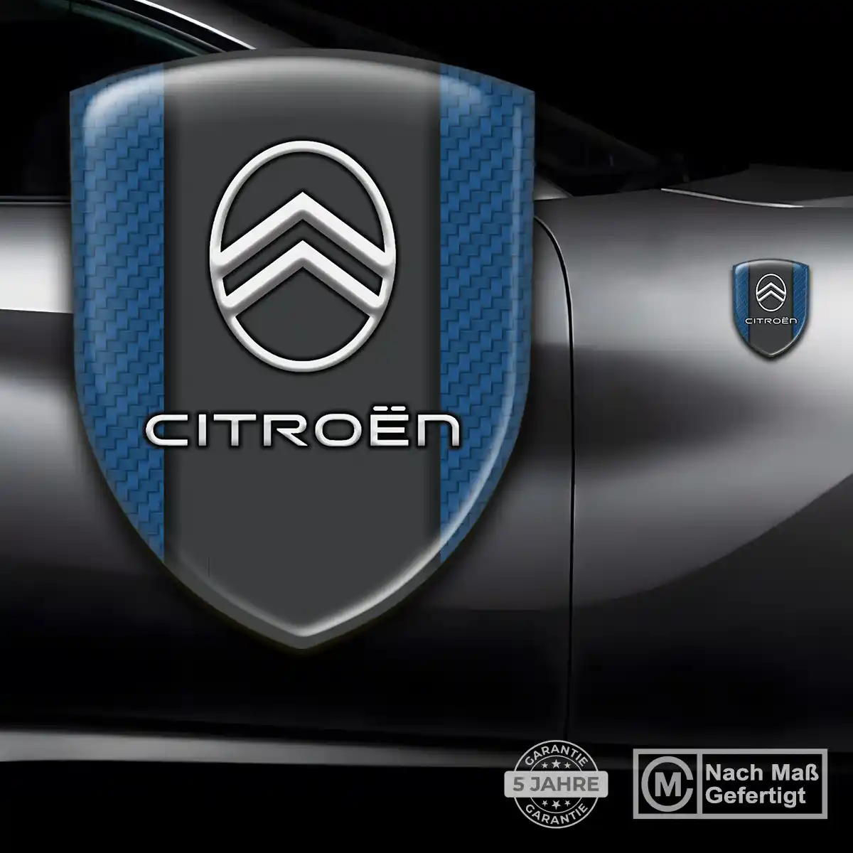 Citroen Aufkleber Wappen Emblem Auto Premium-Edition