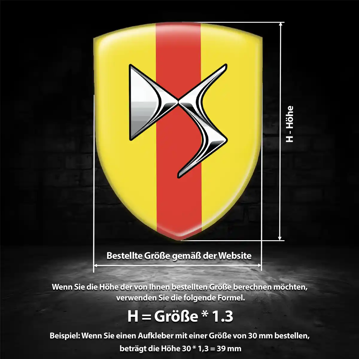 Citroen Aufkleber Wappen Emblem Auto Stilvolles Design