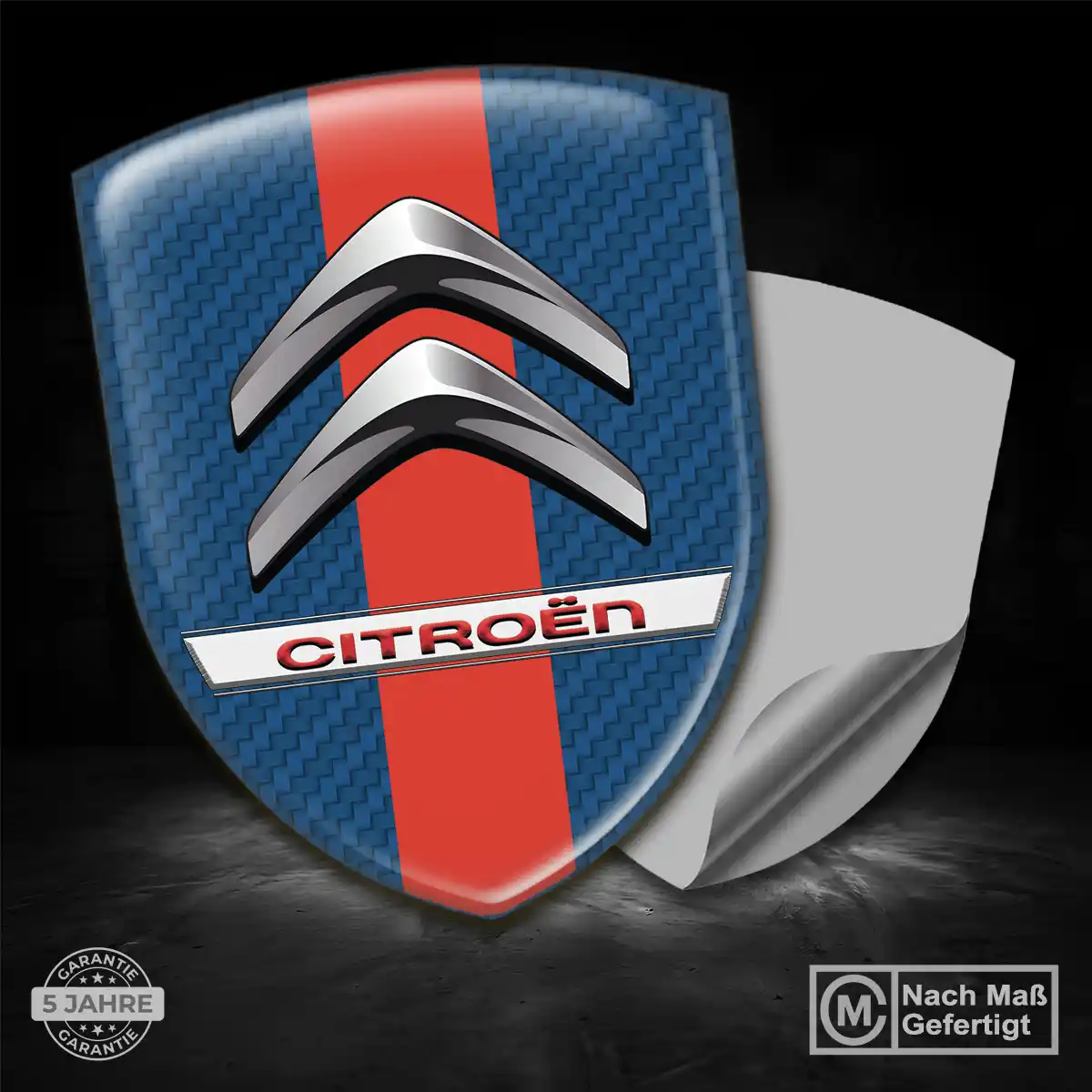 Citroen Aufkleber Wappen Emblem Edles Design