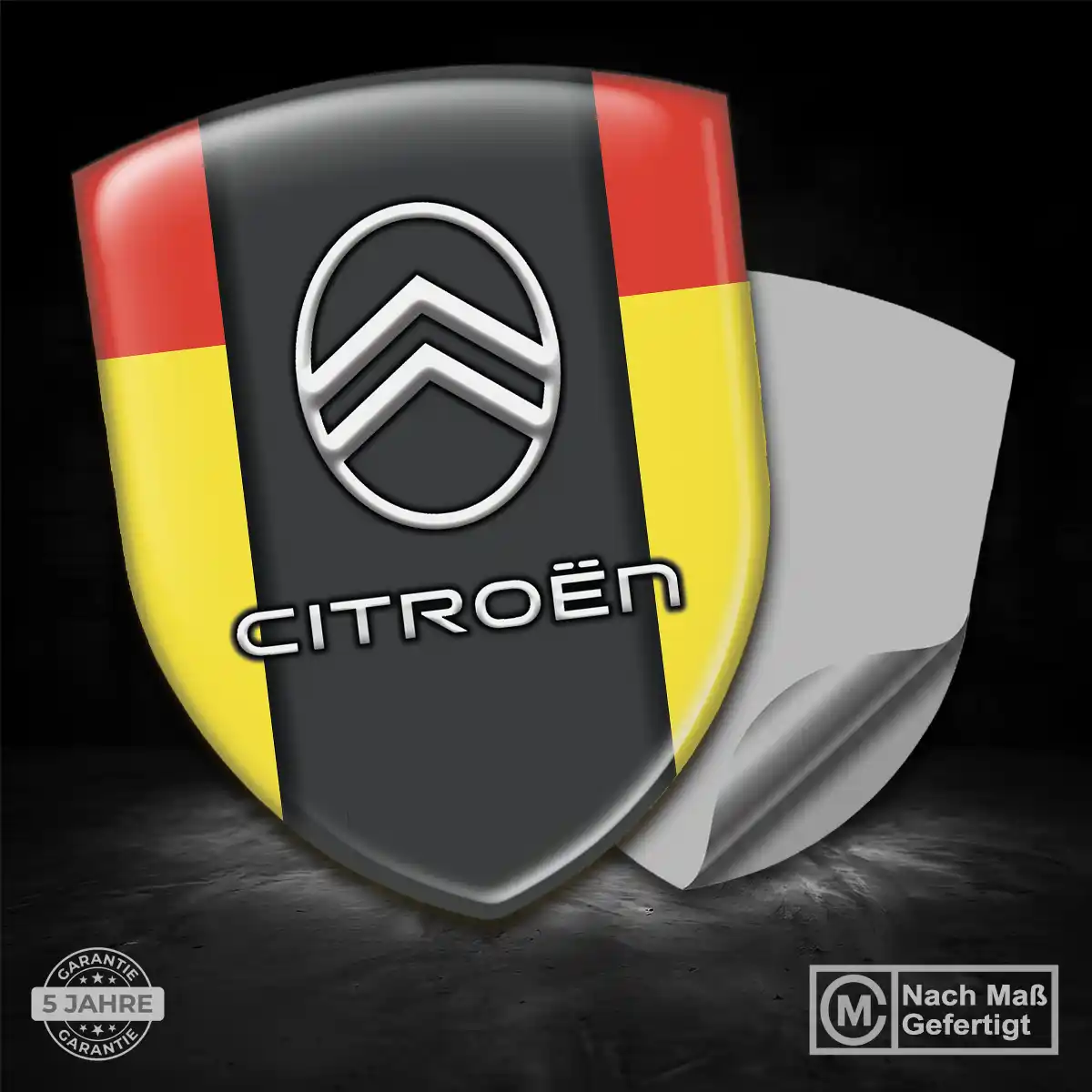Citroen Aufkleber Wappen Emblem Elegantes Design
