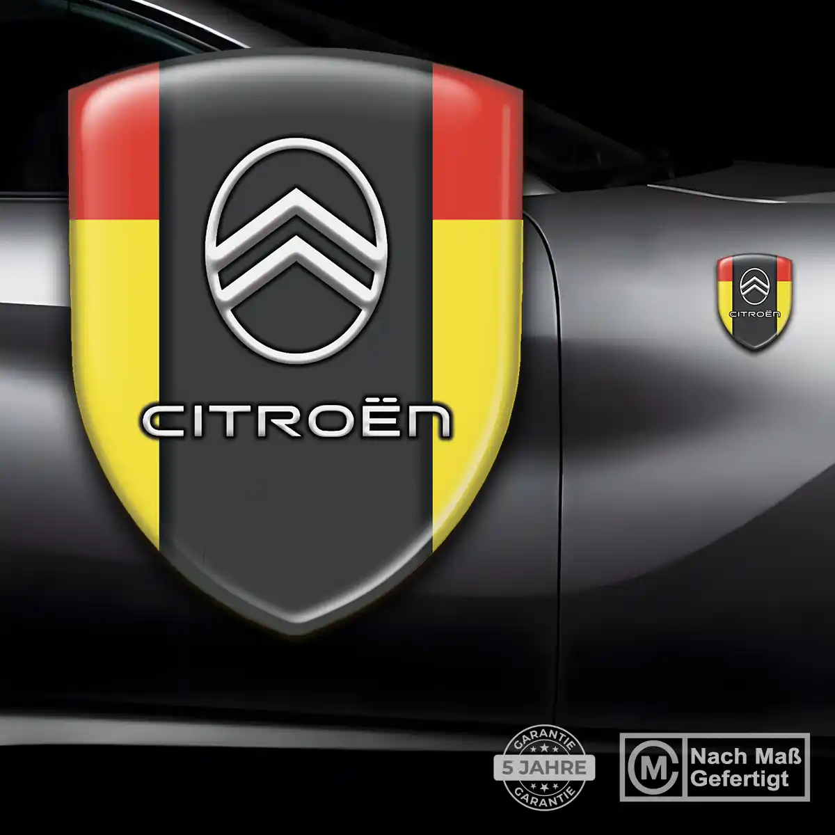 Citroen Aufkleber Wappen Emblem Elegantes Design