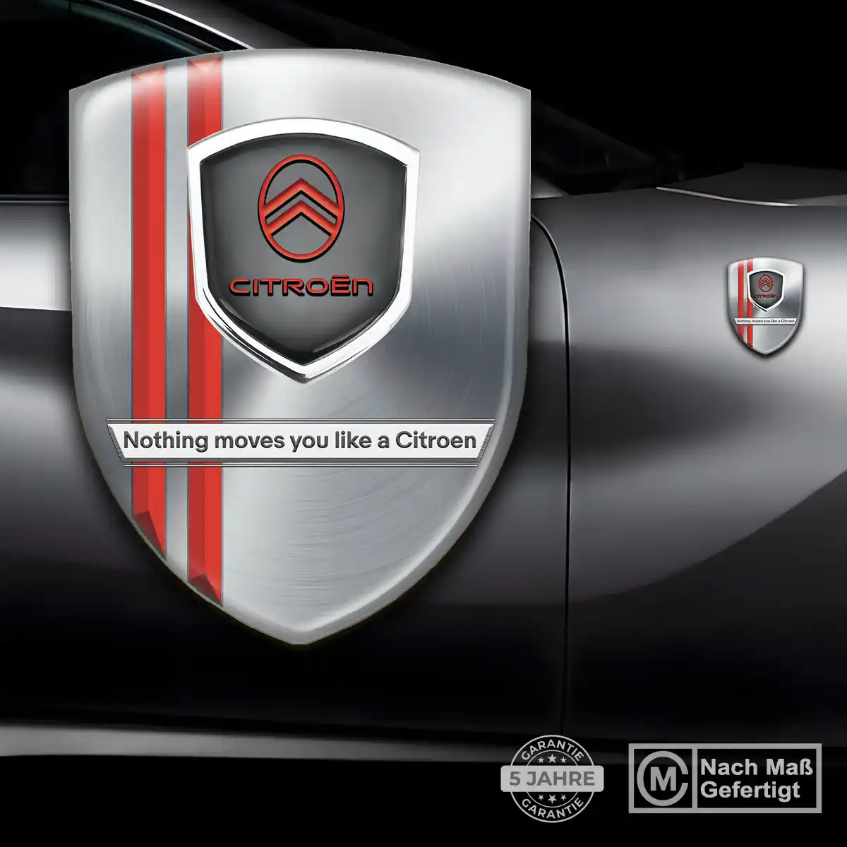 Citroen Aufkleber Wappen Emblem Exterieurdesign