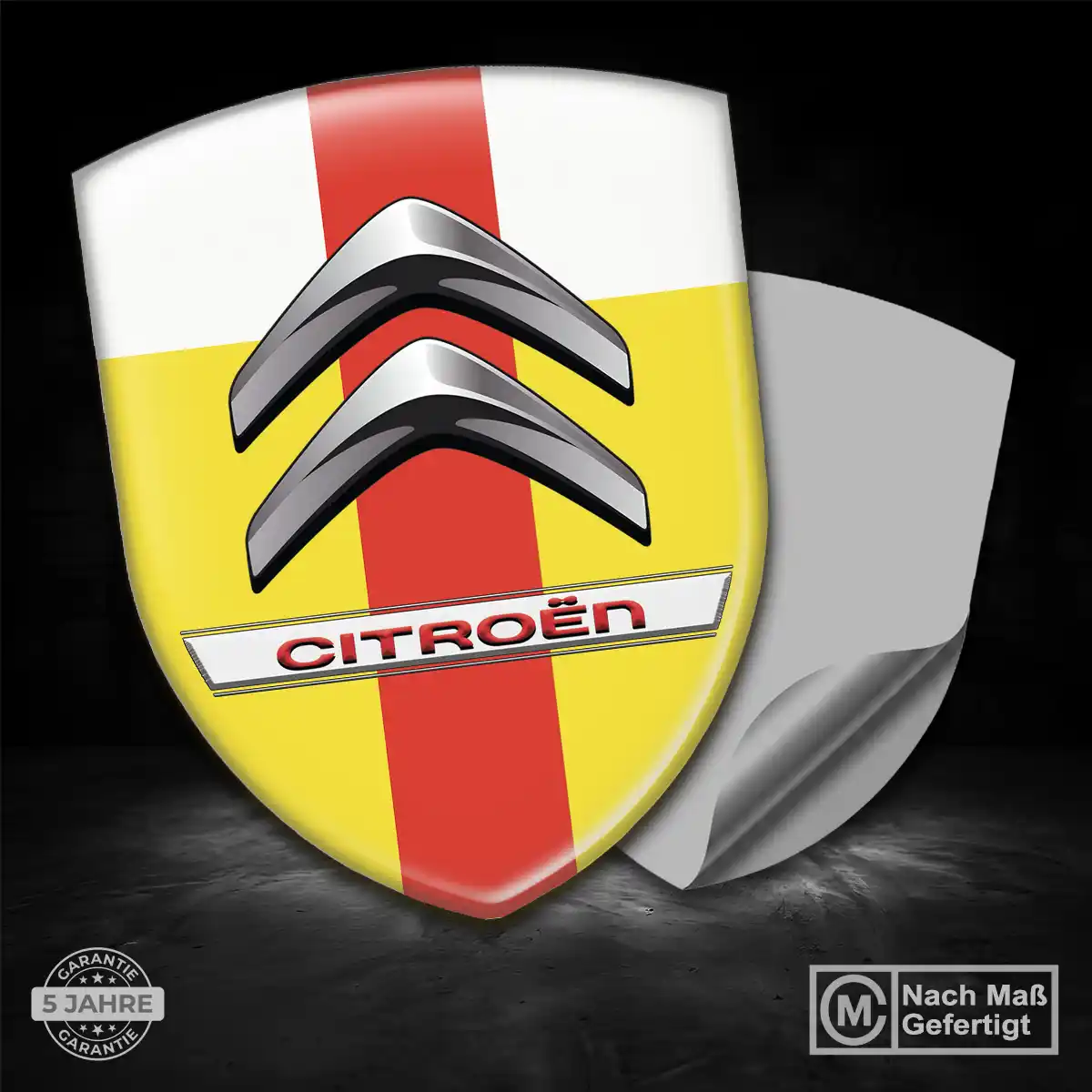 Citroen Aufkleber Wappen Emblem Tuningfahrzeug