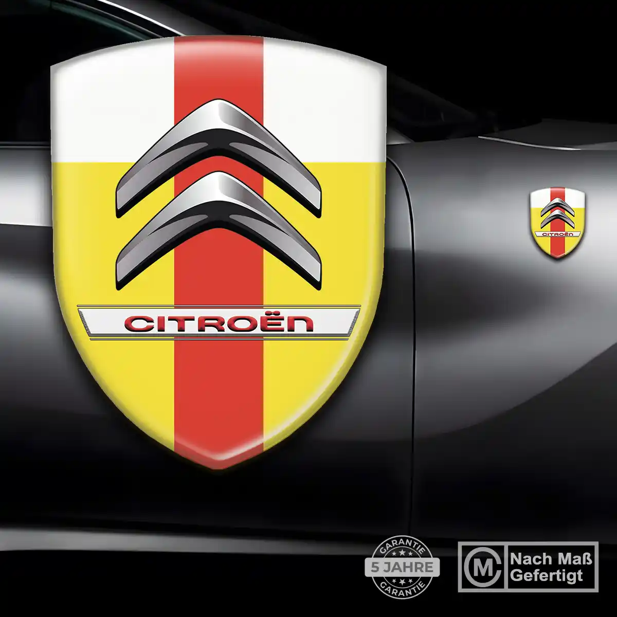 Citroen Aufkleber Wappen Emblem Tuningfahrzeug