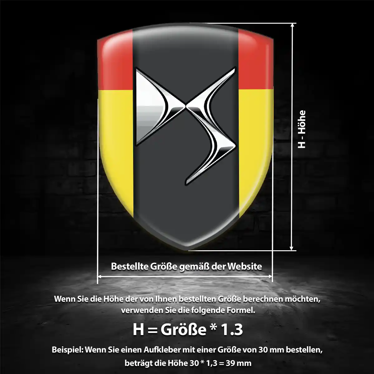 Citroen Aufkleber Wappen Modernes Design