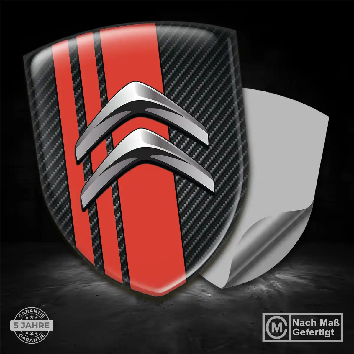 Citroen Aufkleber Wappen Premiumqualität
