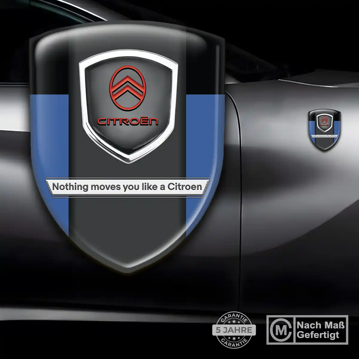 Citroen Aufkleber Wappen Stilvolles Design