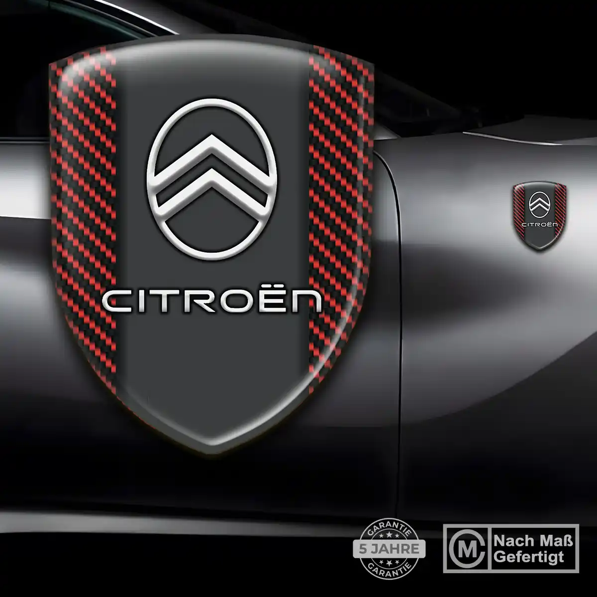 Citroen Aufkleber Wappen Tuningfahrzeug
