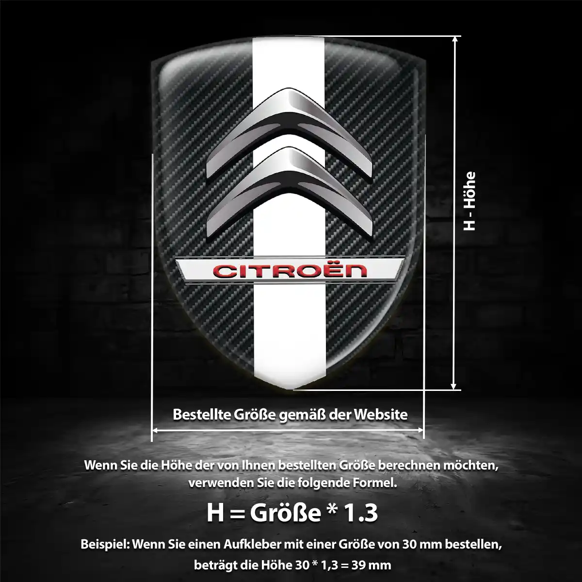 Citroen Emblem Anspruchsvolles Design