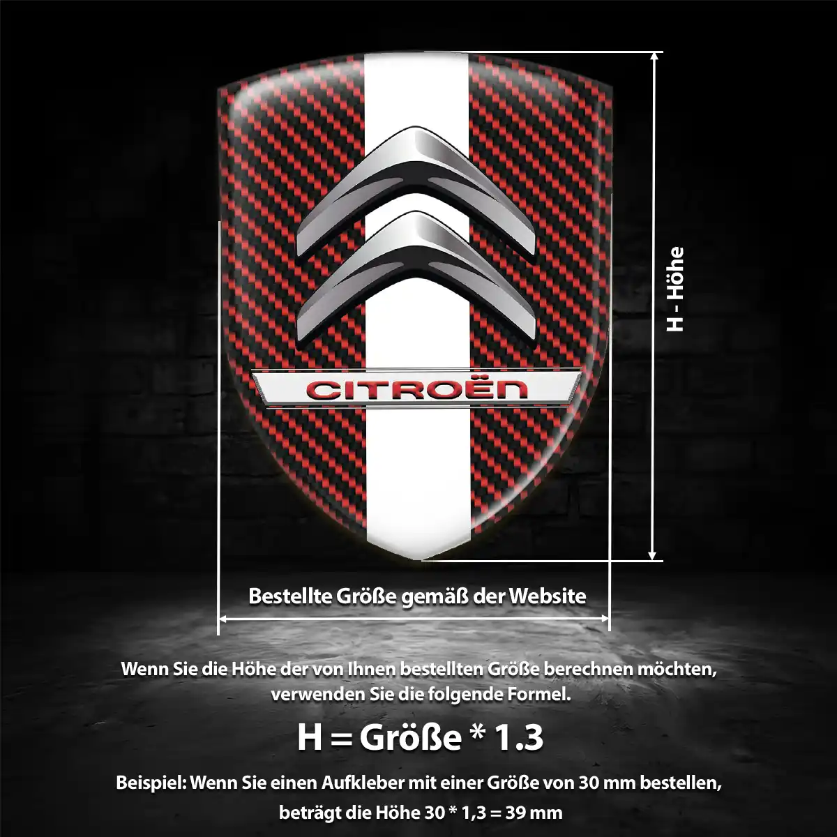 Citroen Emblem Aufkleber Auto Anspruchsvolles Design