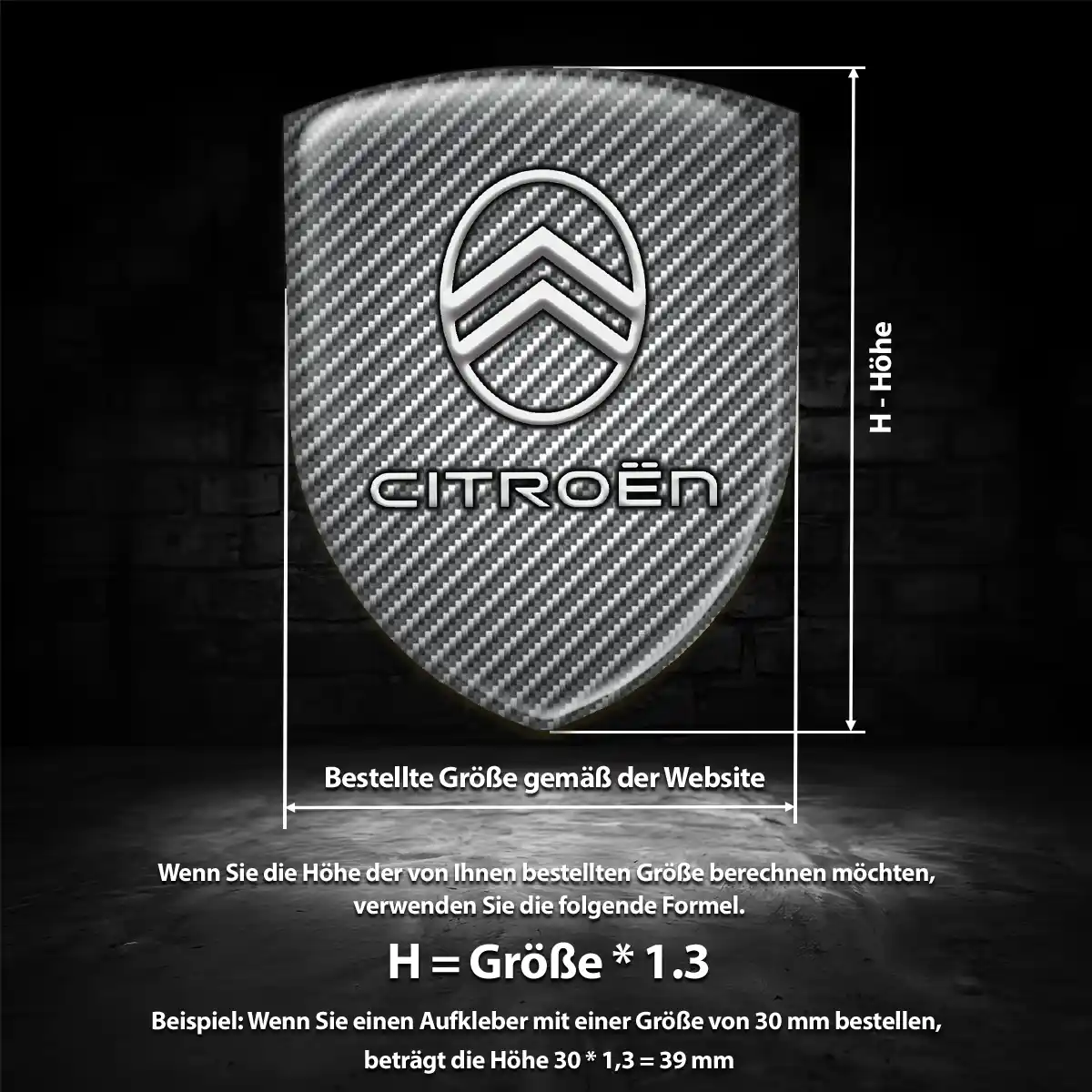 Citroen Emblem Aufkleber Auto Modernes Design
