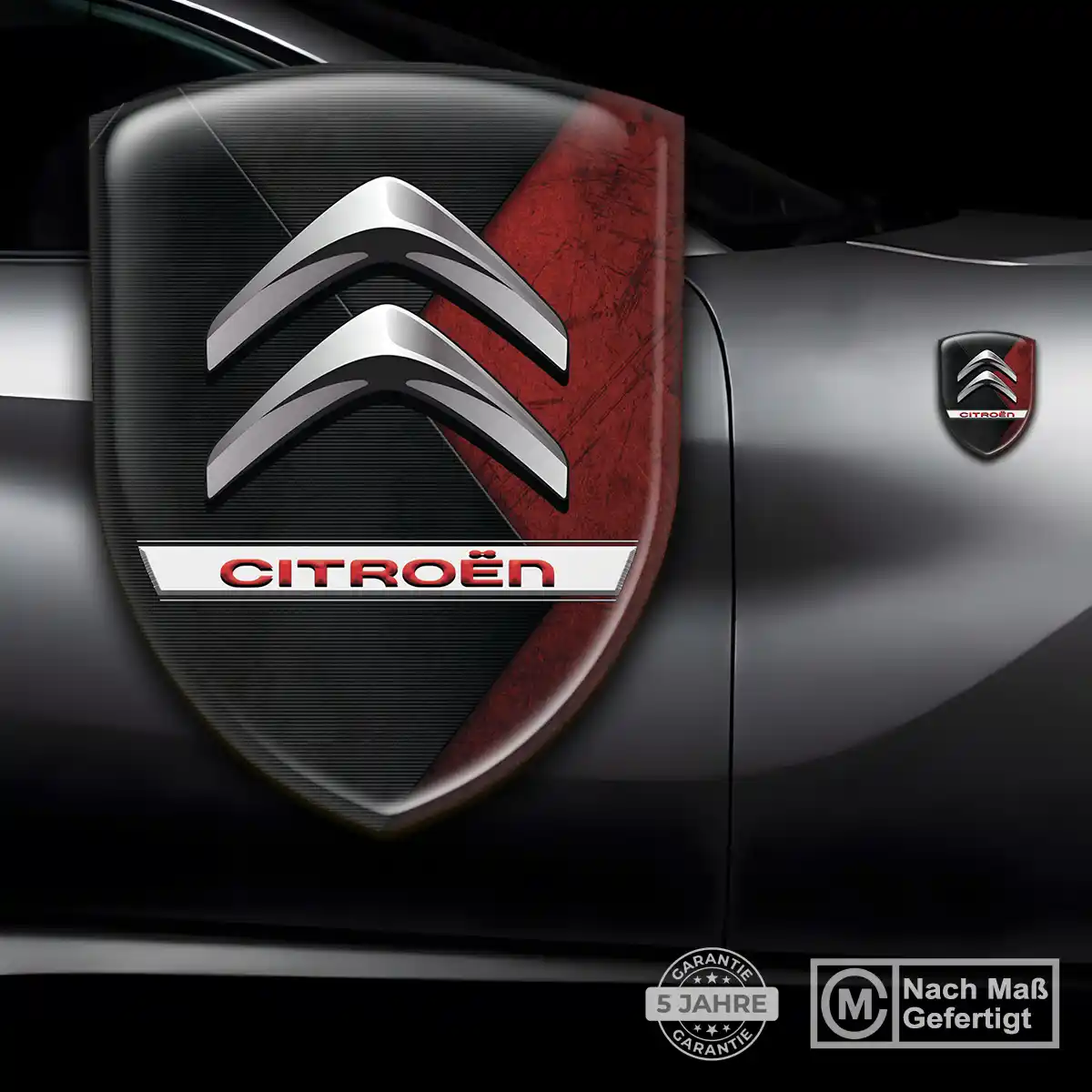 Citroen Emblem Aufkleber Hochwertiges Harz
