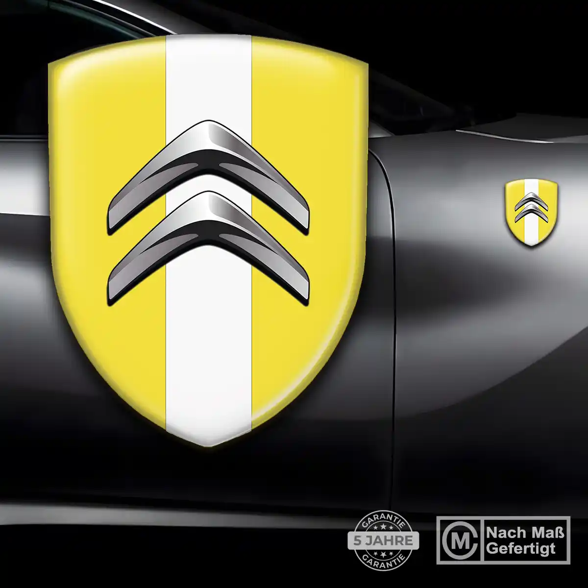 Citroen Emblem Aufkleber Tuningfahrzeug