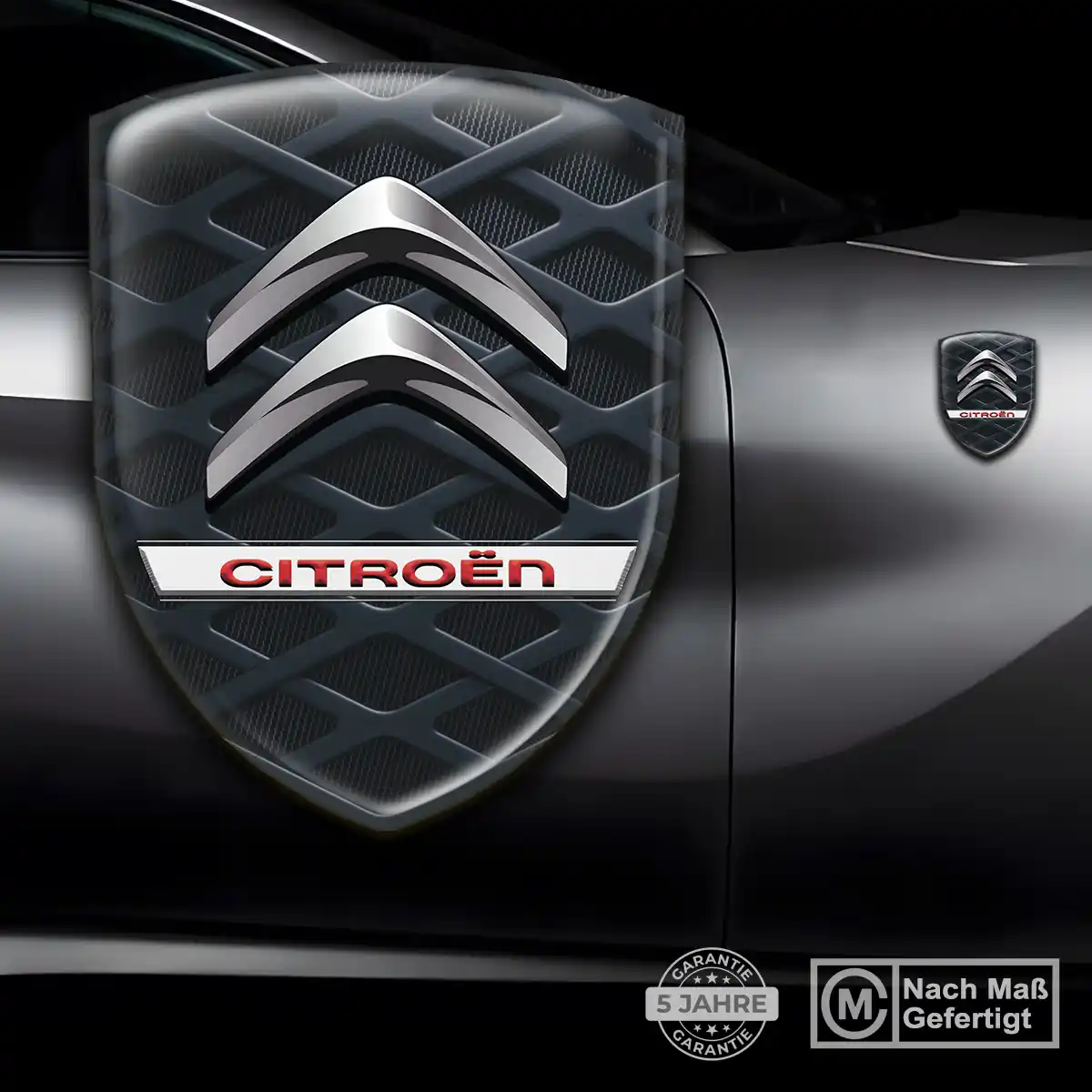 Citroen Emblem Aufkleber Wappen Auto Premium-Edition