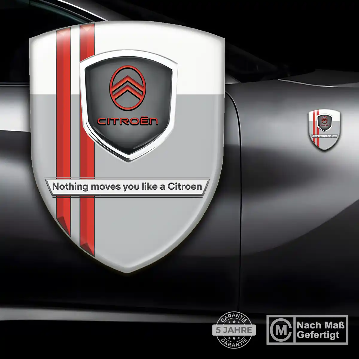 Citroen Emblem Aufkleber Wappen Edles Design