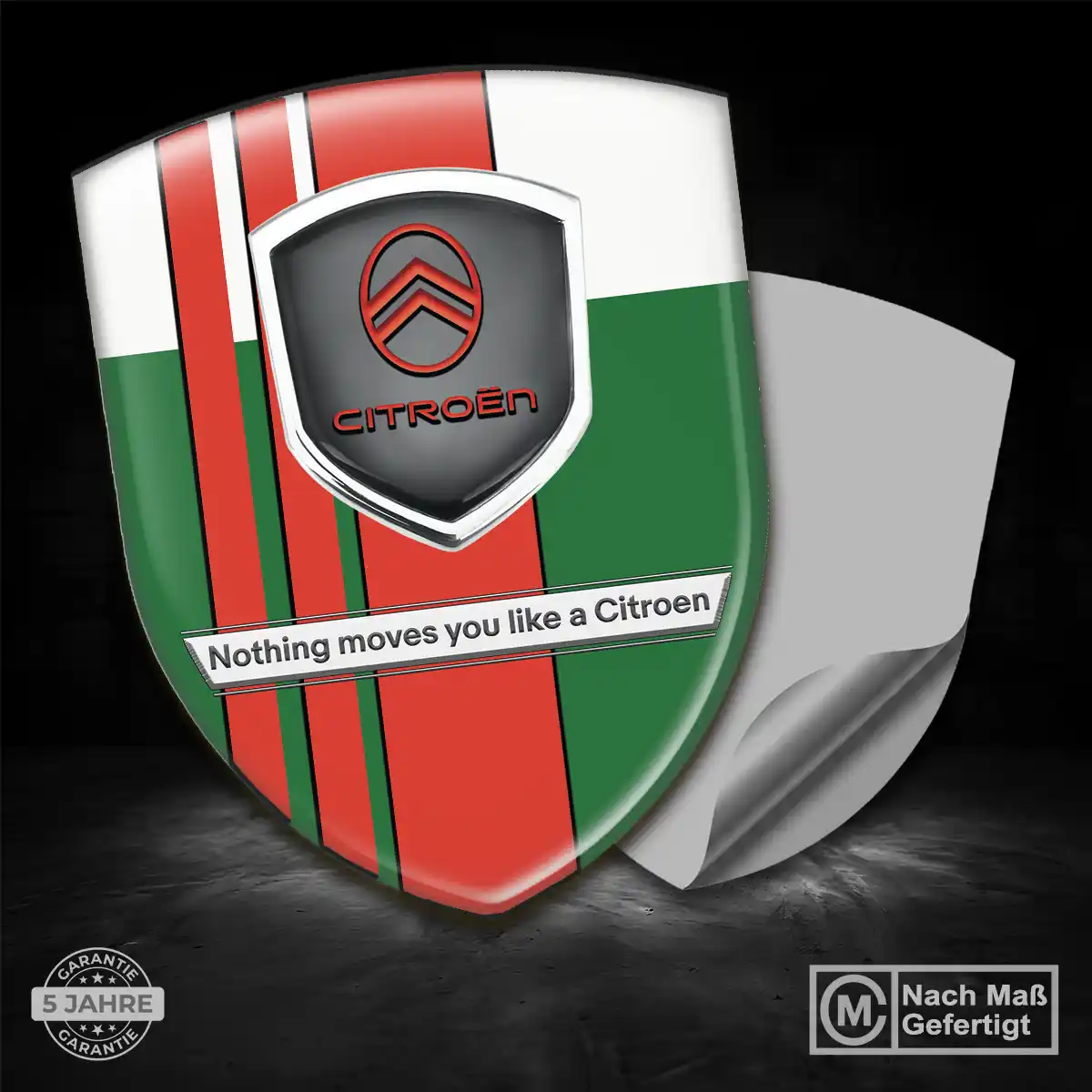 Citroen Emblem Aufkleber Wappen Elegantes Design