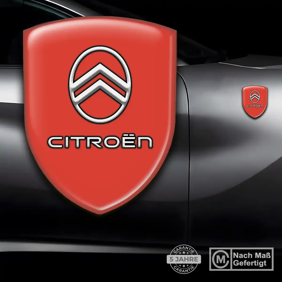 Citroen Emblem Aufkleber Wappen Exterieurdesign