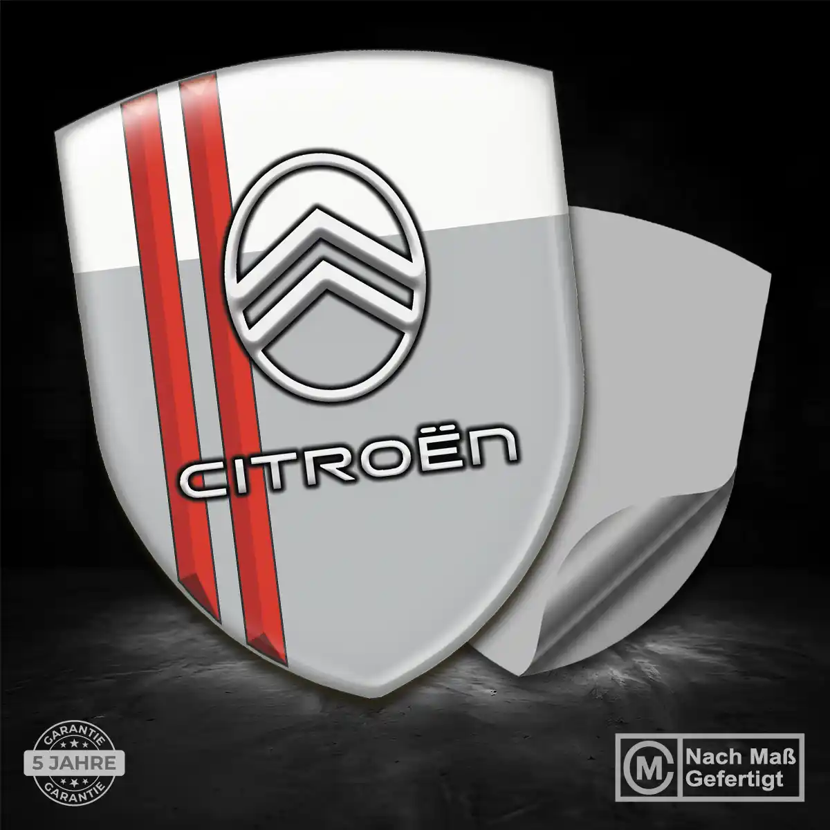 Citroen Emblem Aufkleber Wappen Hochwertiges Harz