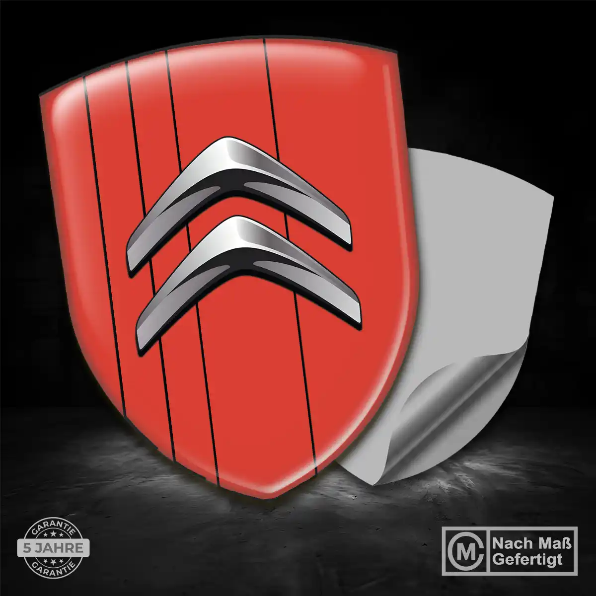 Citroen Emblem Aufkleber Wappen Stilvolles Design