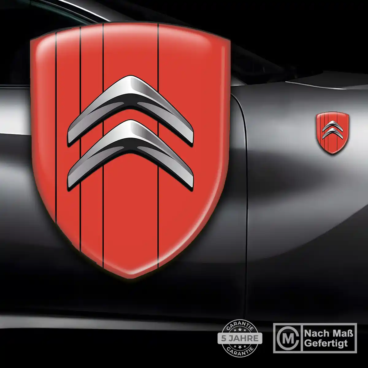 Citroen Emblem Aufkleber Wappen Stilvolles Design