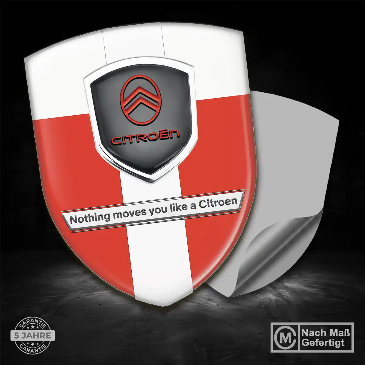 Citroen Emblem Aufkleber Wappen Tuningfahrzeug