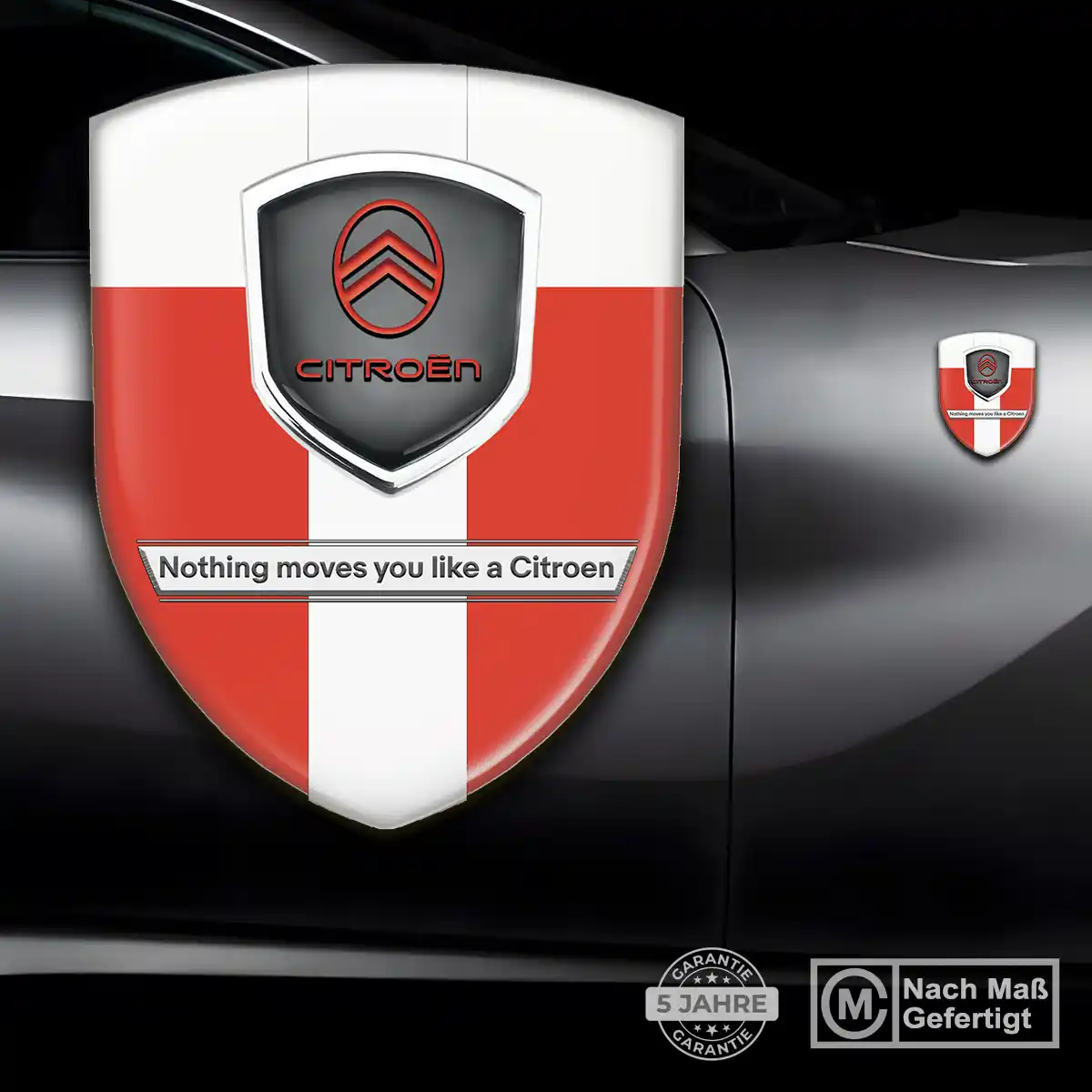 Citroen Emblem Aufkleber Wappen Tuningfahrzeug