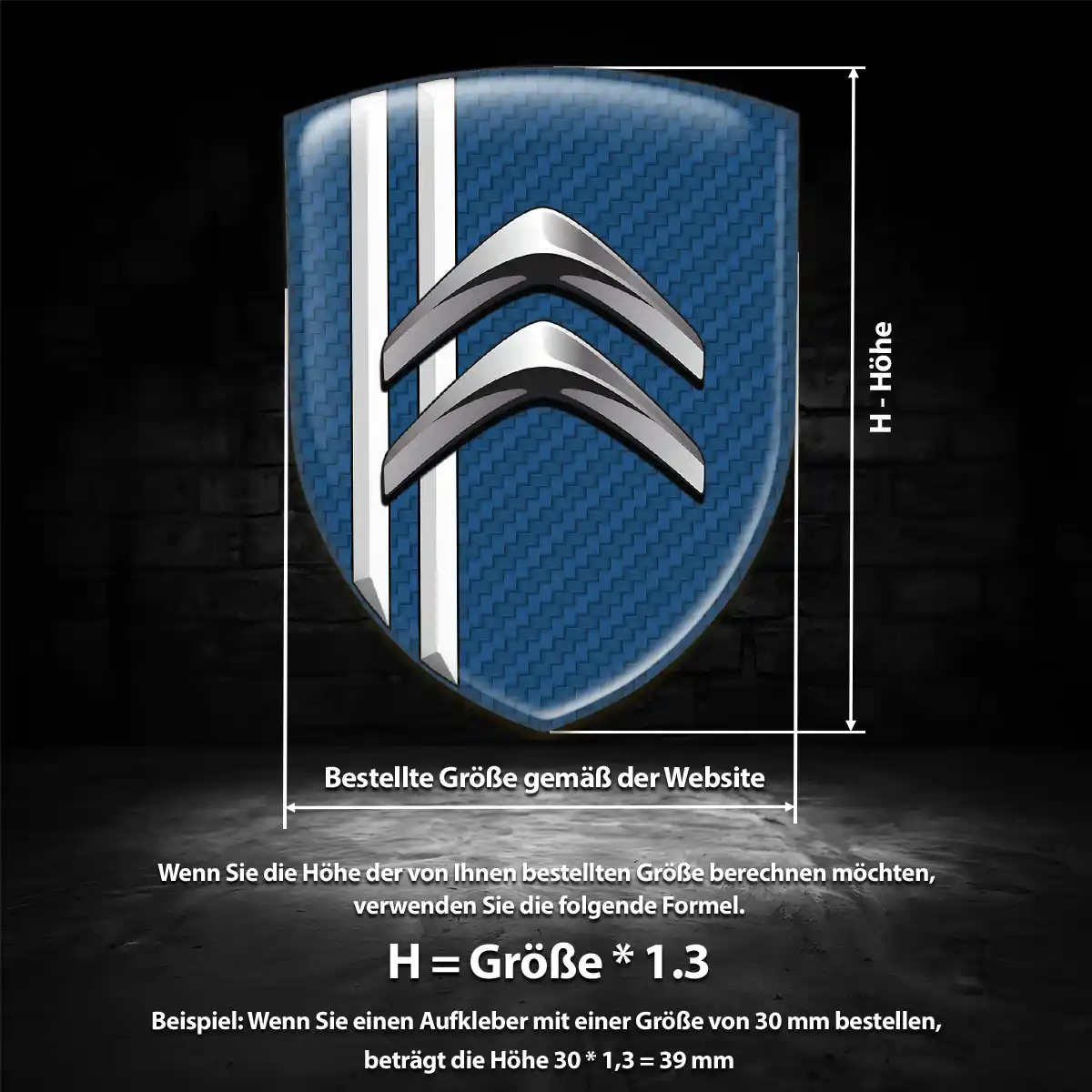 Citroen Emblem Auto Hohe Qualität