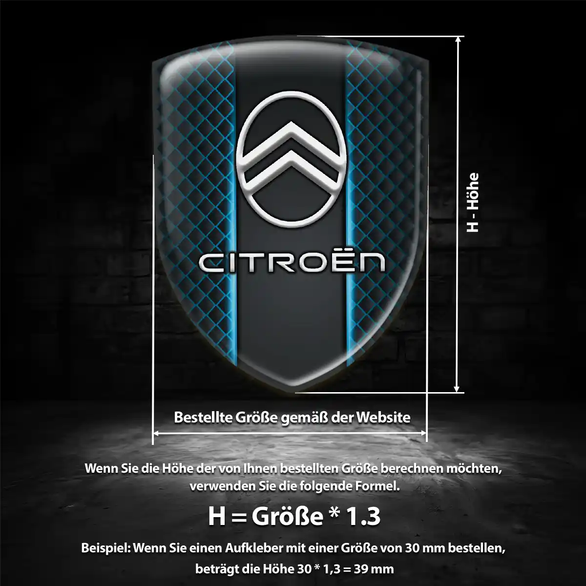 Citroen Emblem Auto Interieurdesign