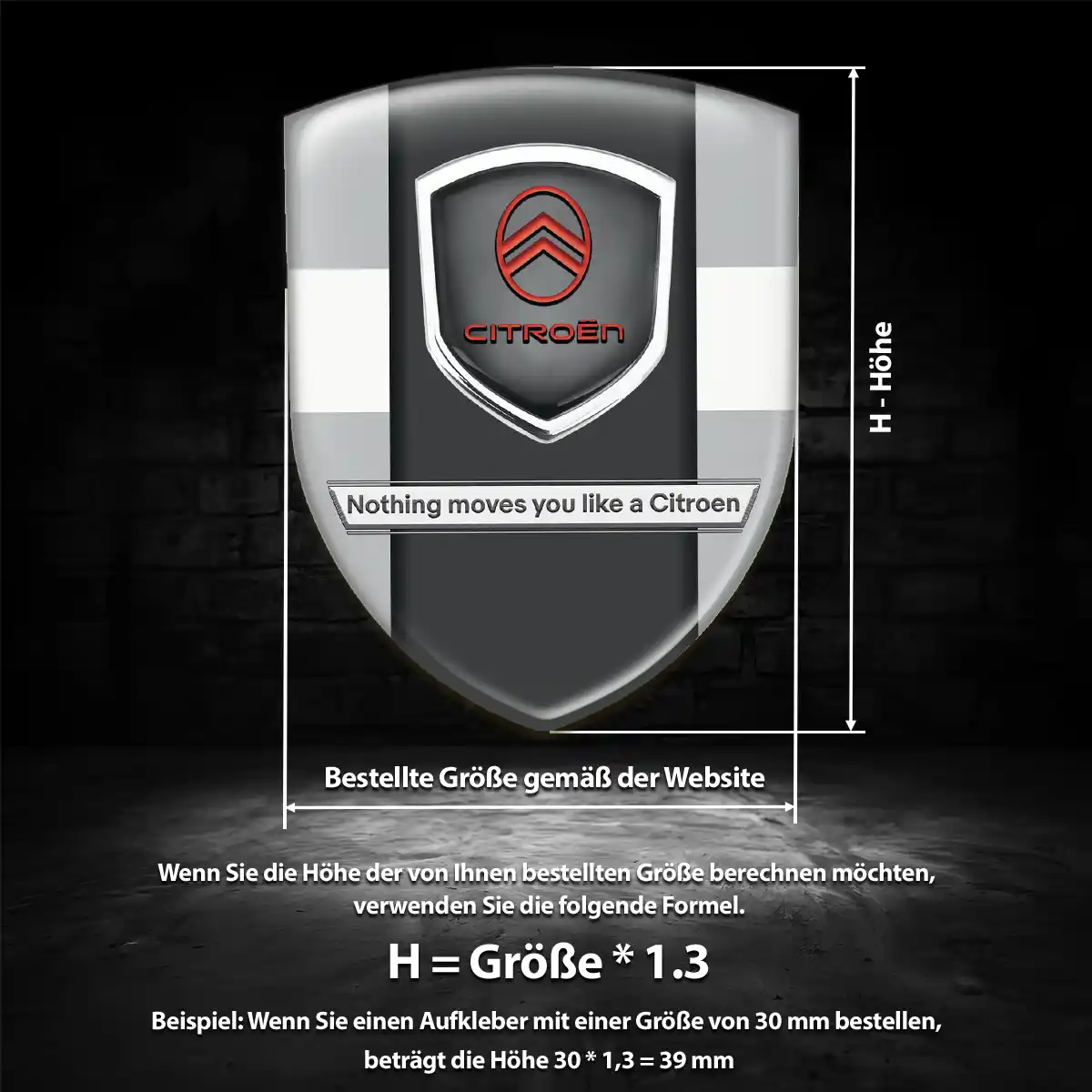 Citroen Emblem Hohe Qualität