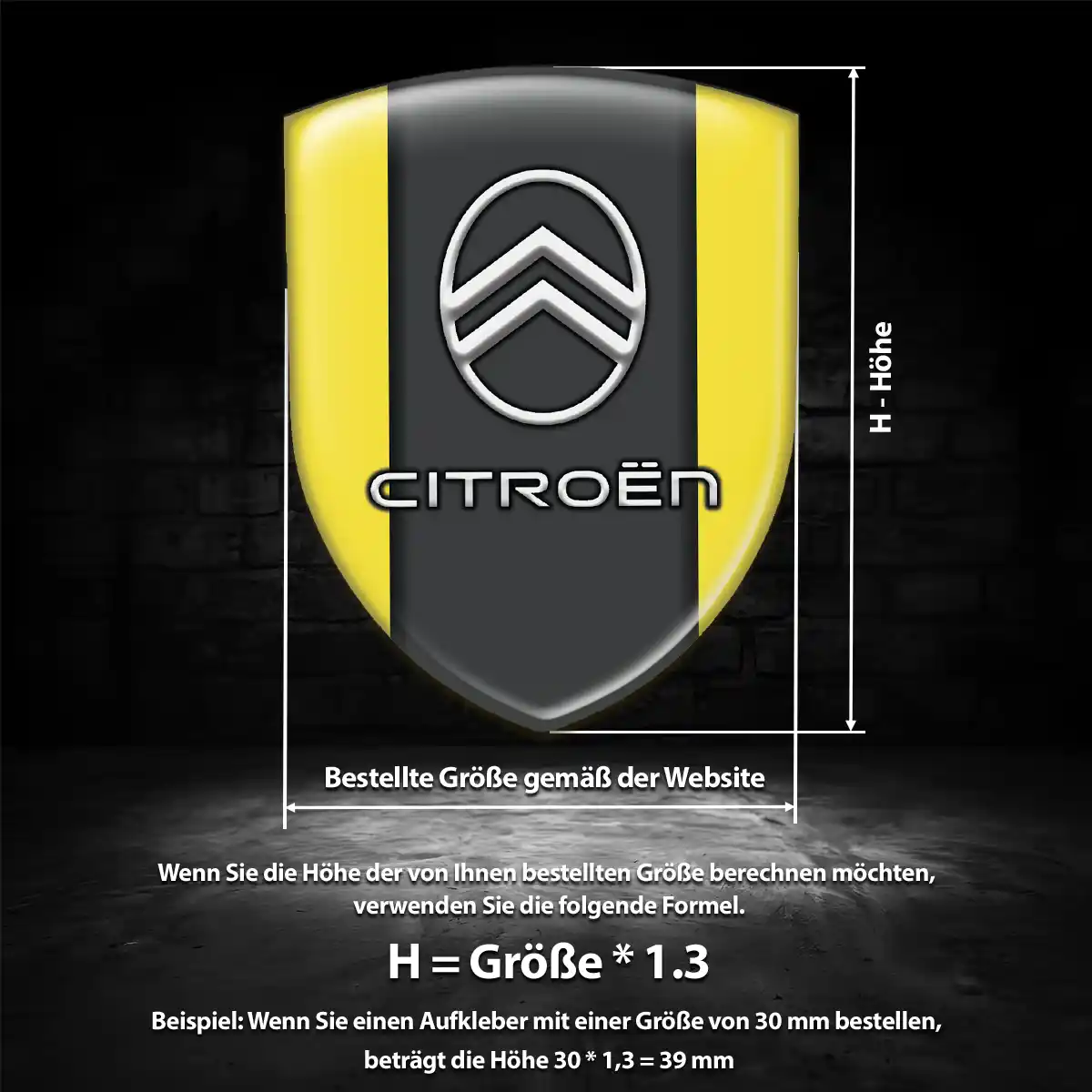 Citroen Emblem Limitierte Auflage