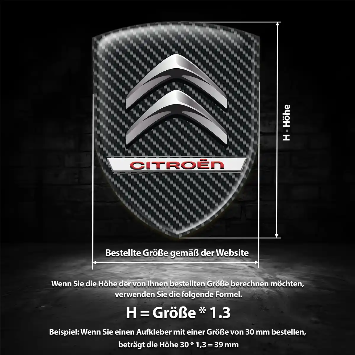Citroen Emblem Premiumqualität