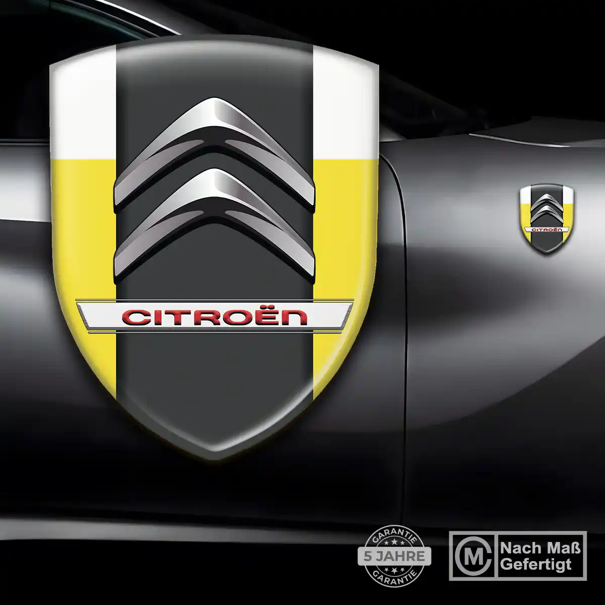 Citroen Emblem Wappen Aufkleber Auto Exterieurdesign