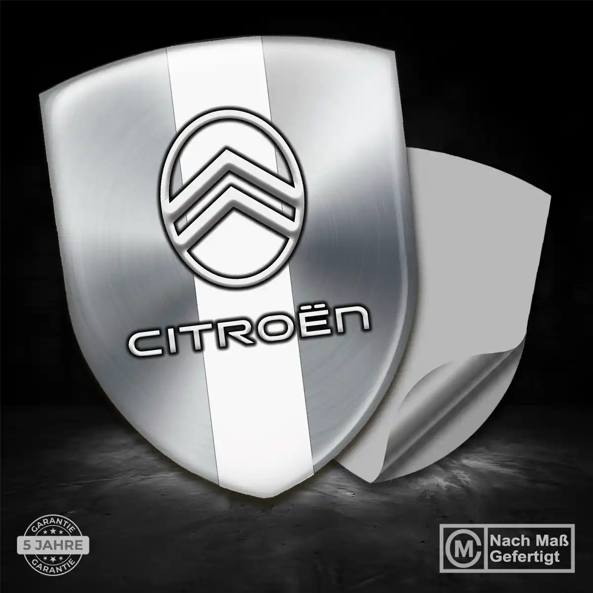 Citroen Emblem Wappen Aufkleber Auto Hochwertiges Harz