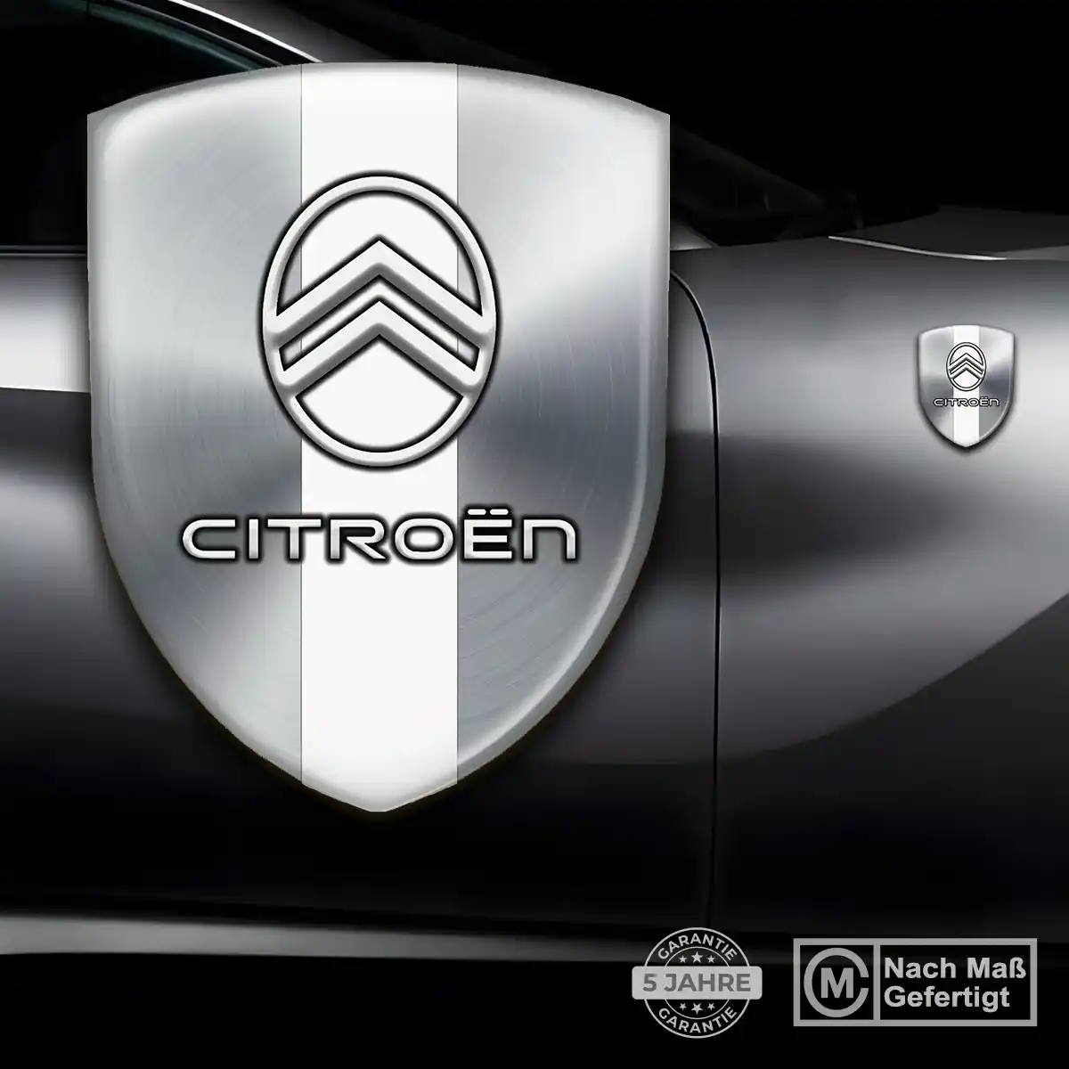 Citroen Emblem Wappen Aufkleber Auto Hochwertiges Harz