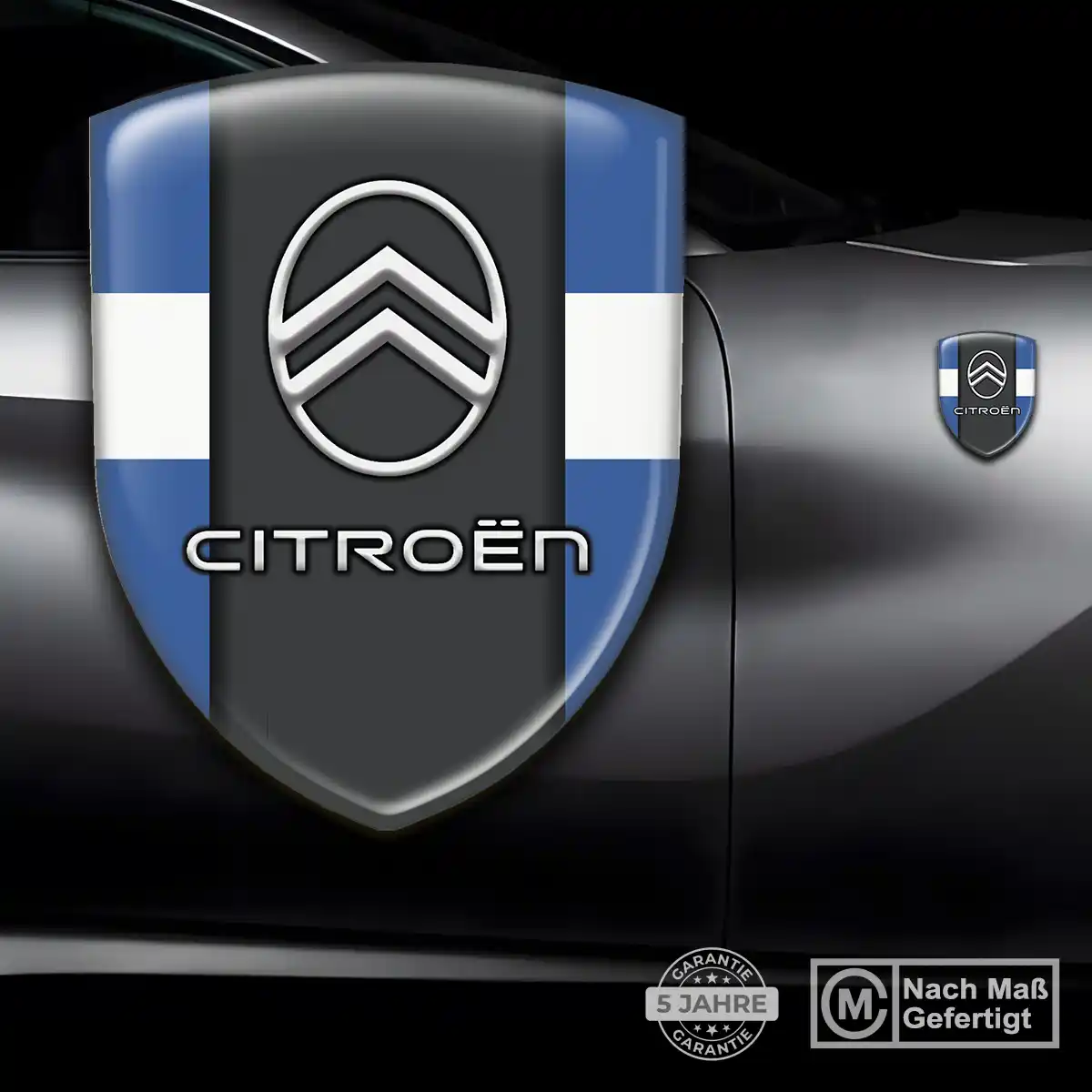 Citroen Emblem Wappen Aufkleber Auto Interieurdesign