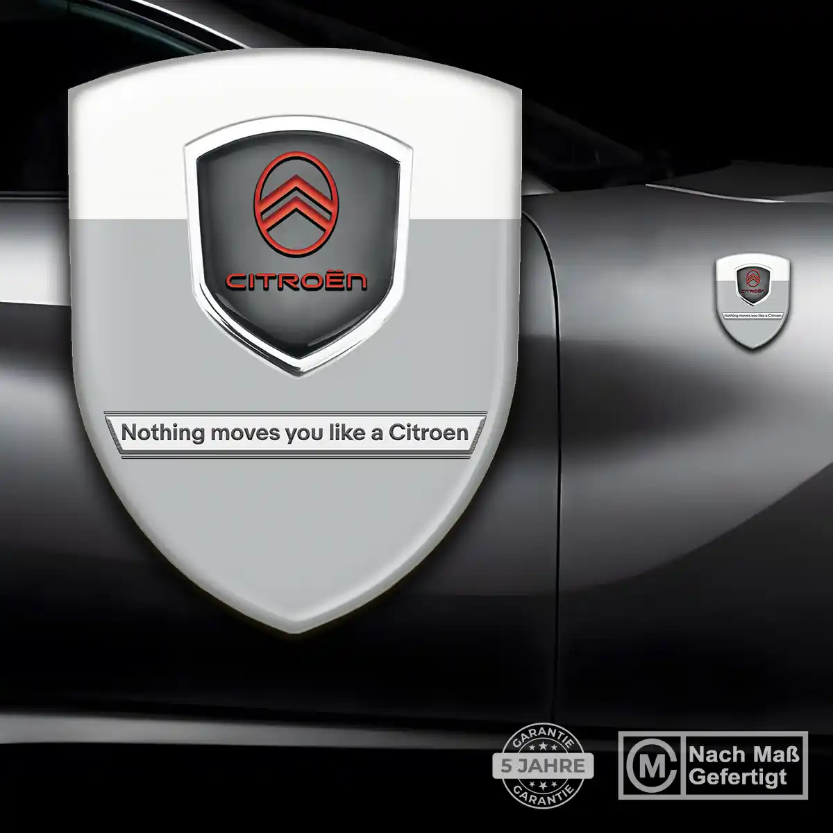 Citroen Emblem Wappen Aufkleber Exterieurdesign