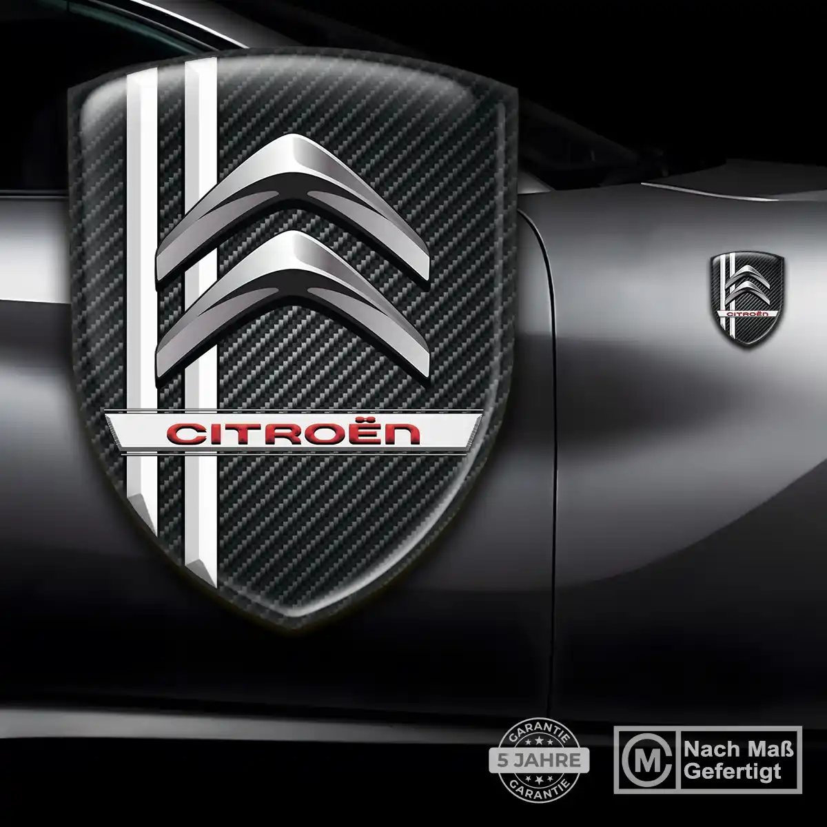 Citroen Emblem Wappen Aufkleber Luxus-Edition