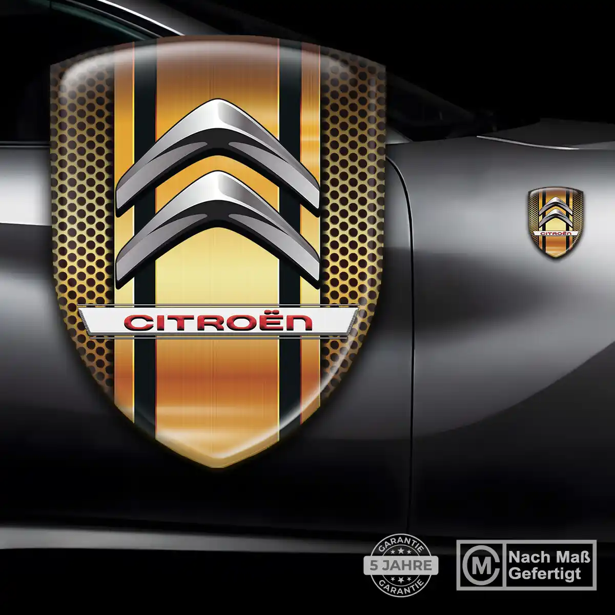 Citroen Emblem Wappen Aufkleber Markenedition