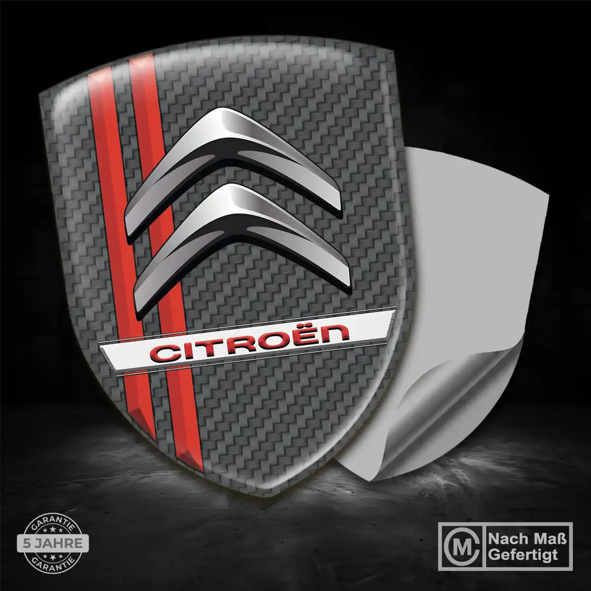 Citroen Emblem Wappen Aufkleber Tuningfahrzeug