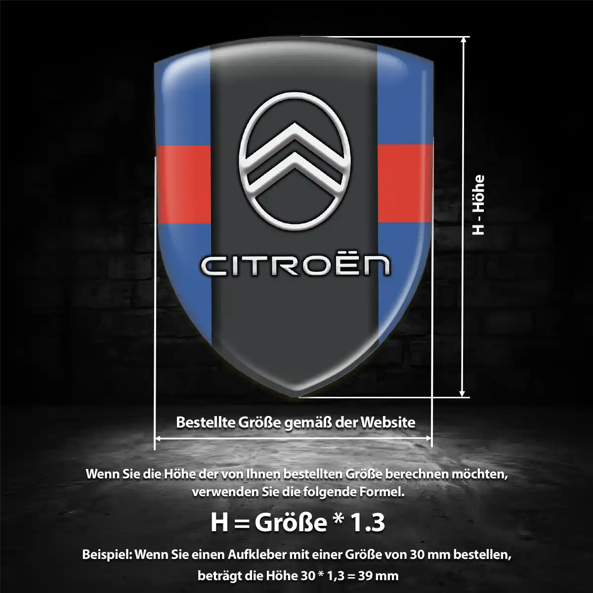Citroen Emblem Wappen Auto Exterieurdesign